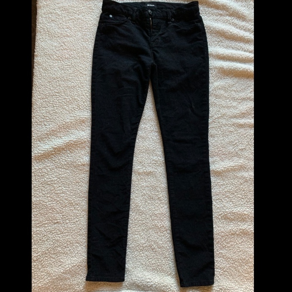 Velvet black Hudson pants.